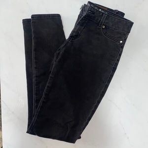 Express Washed Black Skinny Jeans
